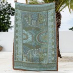 Indigenous Art Throw Rug | Alkira Pink | Taylor-Lee Indigenous Art Throw Rug | Alkira Pink | Taylor-Lee